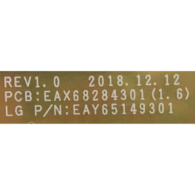 KIT DE TARJETAS PARA TV LG 4K·UHD·HDR SMART TV / MAIN EBT66175402 / EAX68253604 / 66175402 / FUENTE EAY65149301 / LGP55T-19U1 /  65149301 / EAX68284301 / PANEL NC550DQG-ABHX3 / MODELOS 55UM7300AUE / 55UM7300AUE.BUSGLOR / 55UM7300AUE.BUSGDKR - Imagen 2